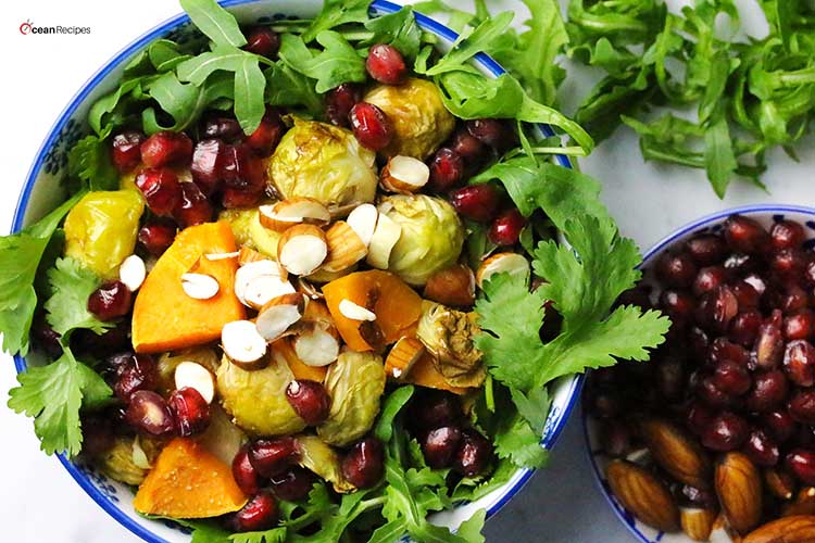 Brussels Sprouts Sweet Potato Salad