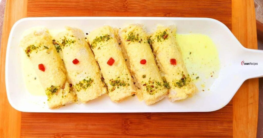 Bread Malai Roll Recipe