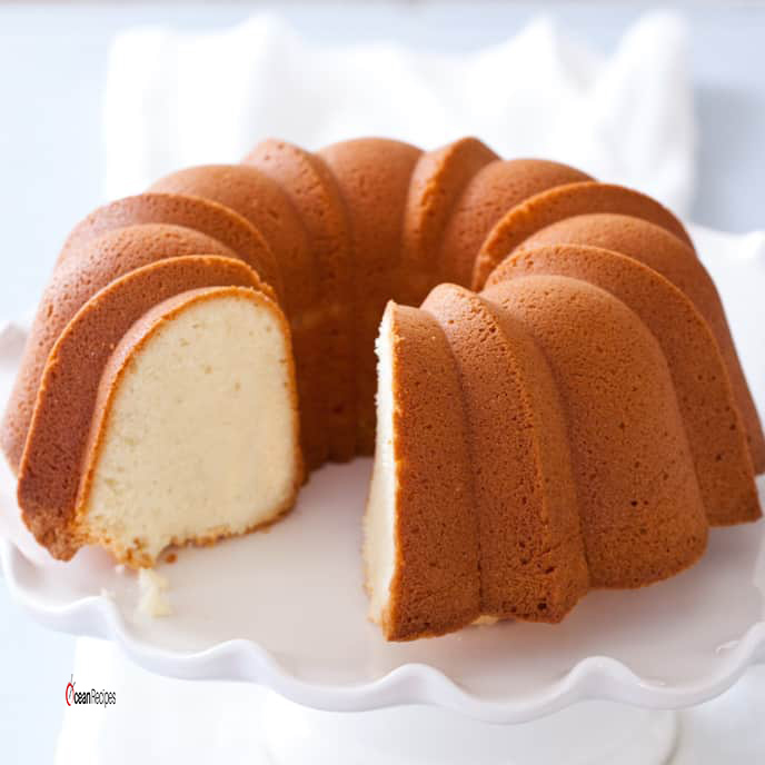 Cream Cheese Pound Cake Recipe || Ocean Recipe