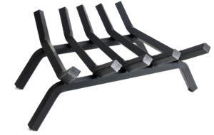 Pleasant Hearth - 3/4" Premium Solid Steel Fireplace Grates, Black, 27-Inch