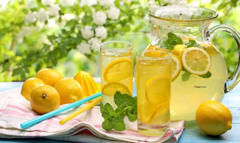 How To Make Homemade Lemonade Recipe | Ocean Recipes