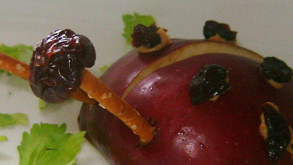 Apple Ladybug Treats