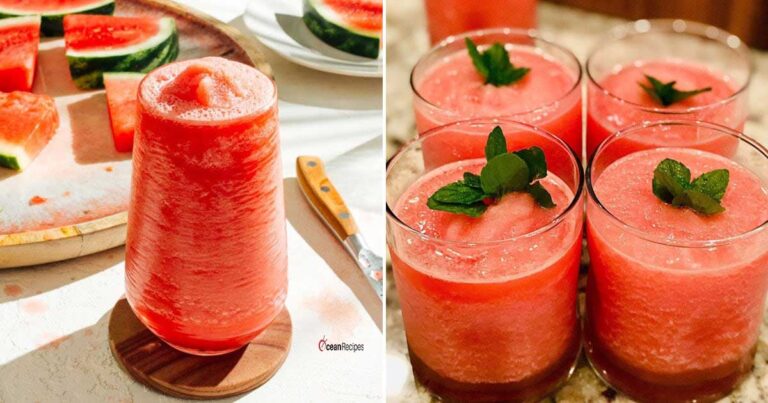 3 Ingredient Watermelon Slush | OceanRecipe