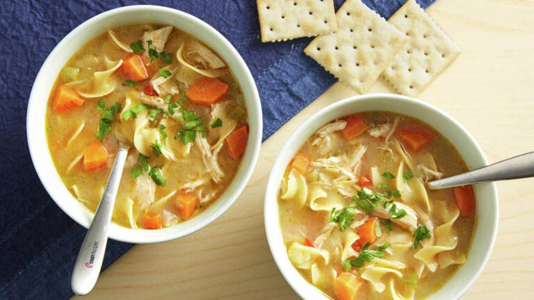 Classic Chicken Noodle Soup Recipe By OceanRecipes