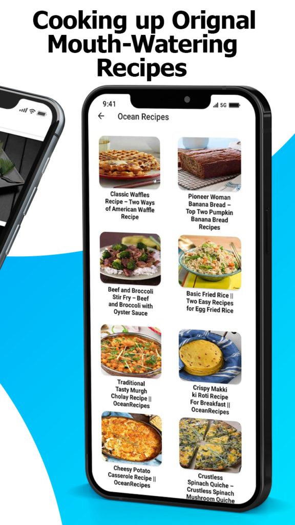 OceanRecipes Smart Cooking App