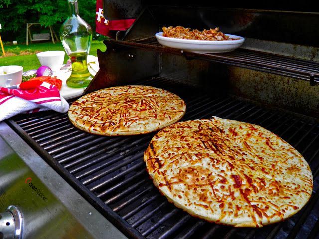 Versatile Pizza on the grill recipe