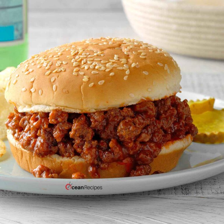Traditional Homemade Sloppy Joes Recipe | OceanRecipes