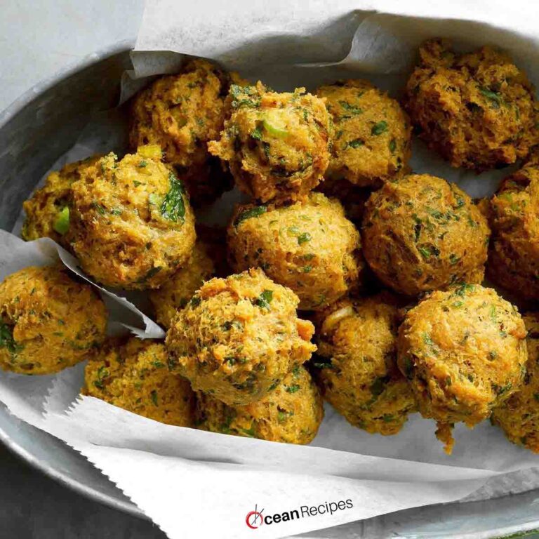 Chickpea Fritters Recipe With Sweet – Spicy Sauce