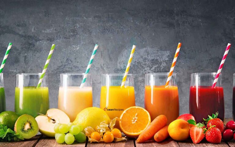 Fruit And Vegetable Juice – Carrot And Strawberries, Banana Juice Recipe