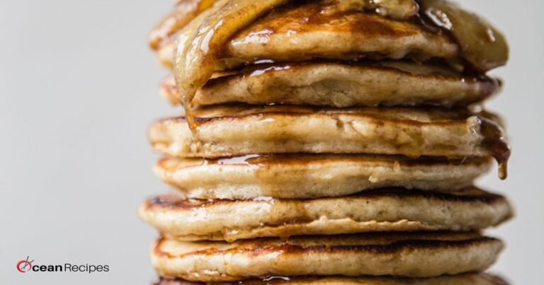 Banana Pancakes with Caramelized Bananas and Toasted Pecans