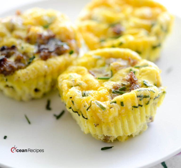 5 Ingredients Breakfast Muffins With Sausage | OceanRecipes