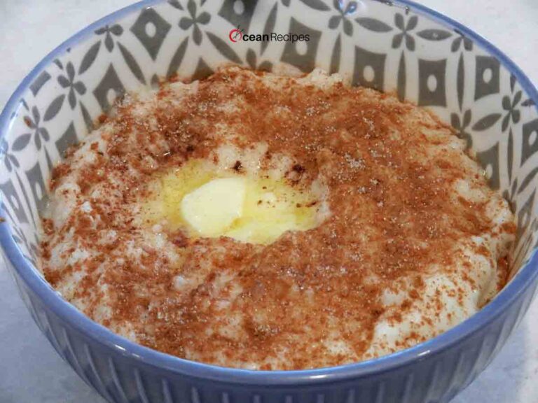 Traditional Norwegian Risgrøt Rice Porridge