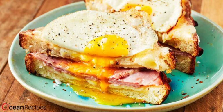 French Traditional Croque Madame Recipe by OceanRecipes