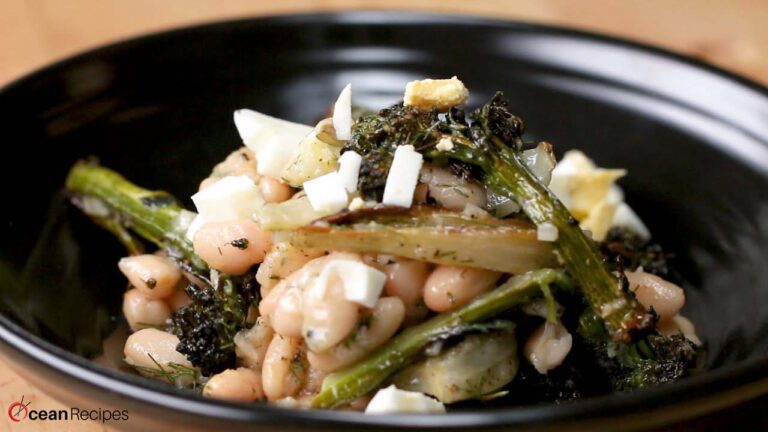 Roasted Veggie and White Bean Salad Recipe