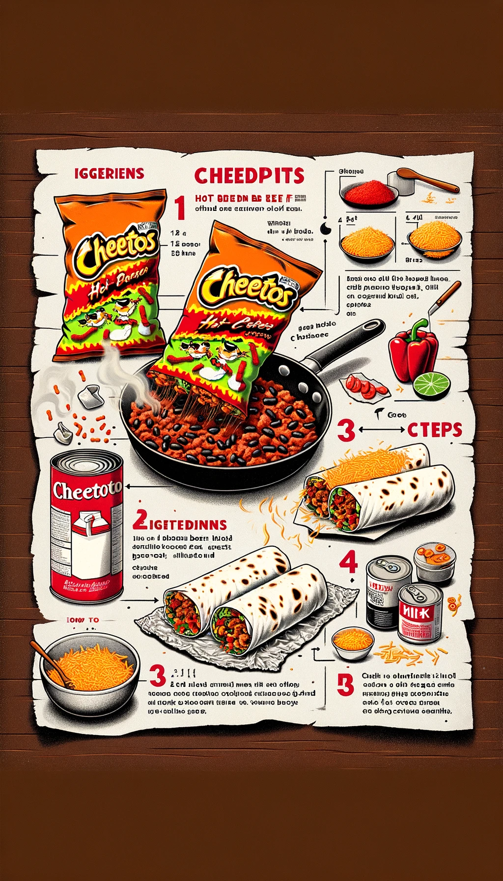 Flaming Burritos Recipe