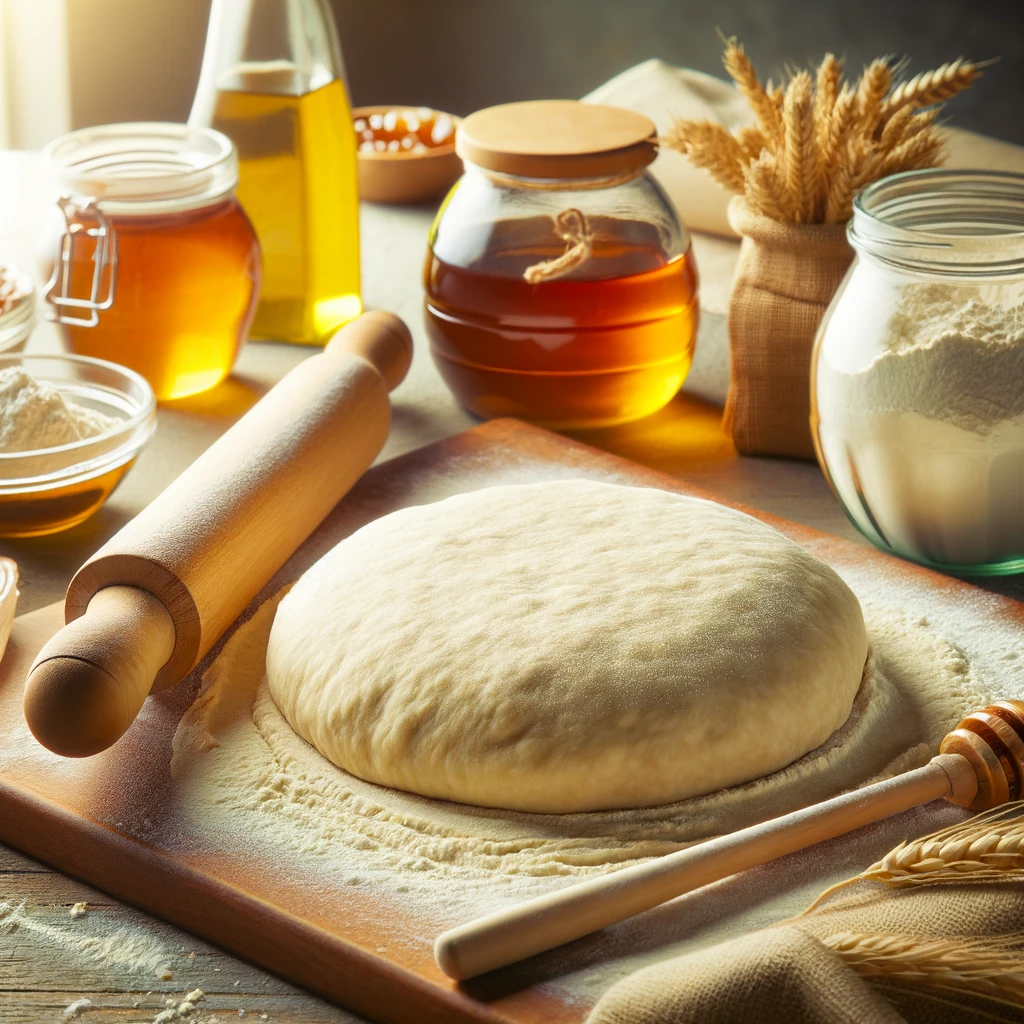 Whole Wheat and Honey Pizza Dough