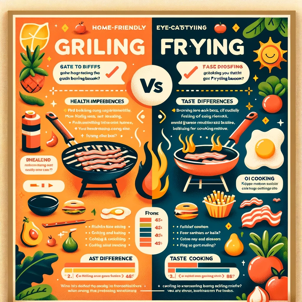 Grilling vs Frying Bacon