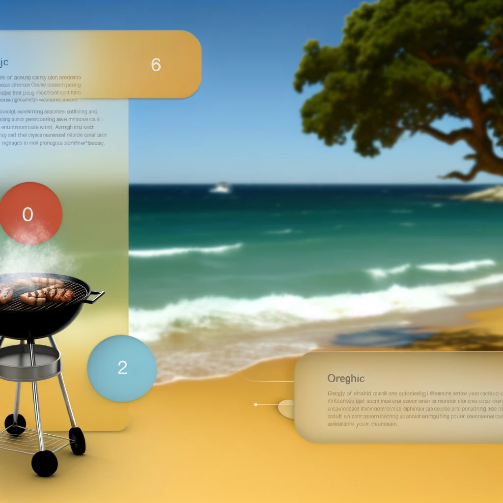 Grilling on Oak Island Beach